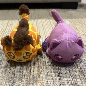 2 Aphmau Meemeow 6 inch Bonkers plush cats - Safari Collection & Litter 5